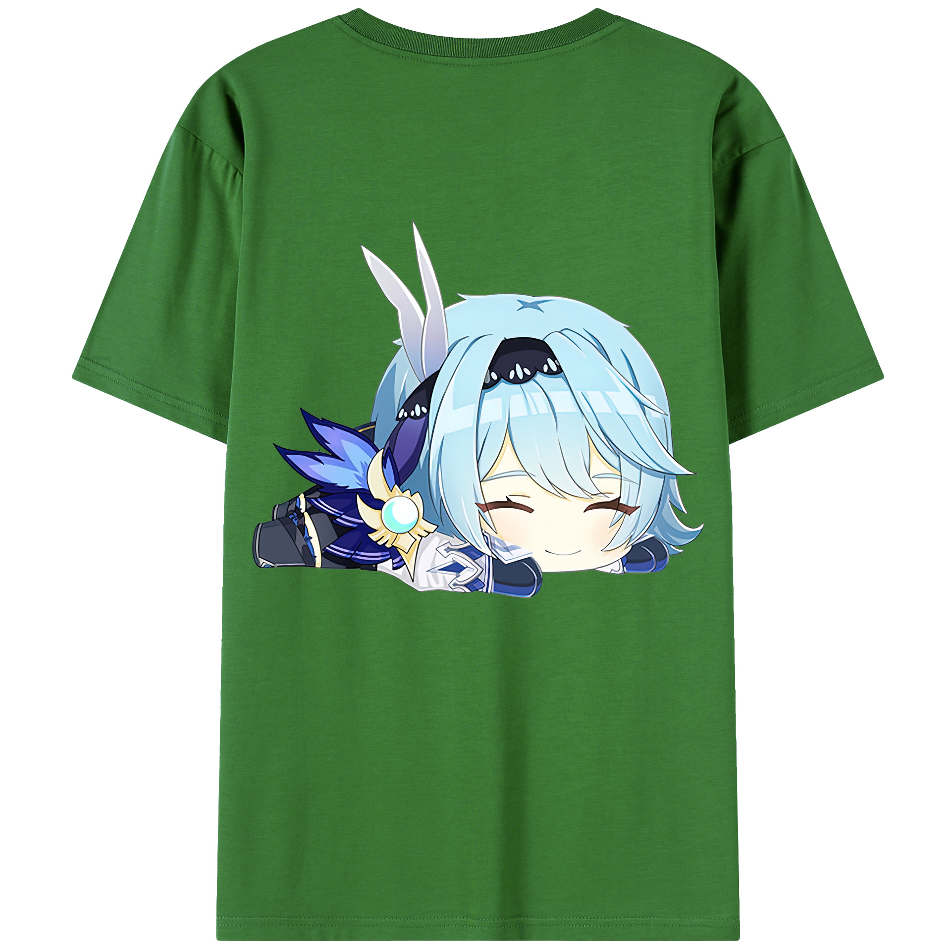 げんし神 优菈 ゆうら genshin Yūra レディース半袖Tシャツ(バックプリント)
